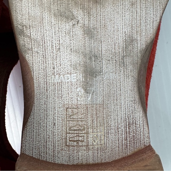 Free People D’orsay Royale flats size: 37 / 6.5-7 us red alligator embossed - Picture 12 of 14